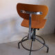 Adjustable industrial architect's workshop chair – 1960s