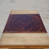Walnut table with extensions, 6/10 people