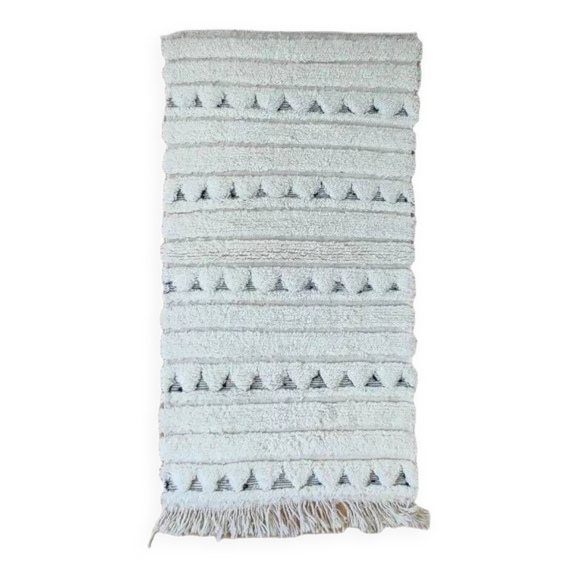 Tapis Berbère petits triangles ethniques 100x190 cm