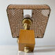 Pair of brass and canning wall lamps