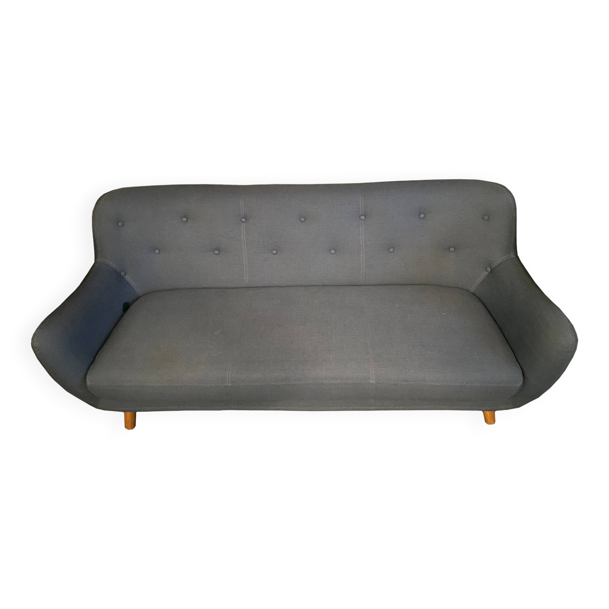 Blue 3-seater sofa