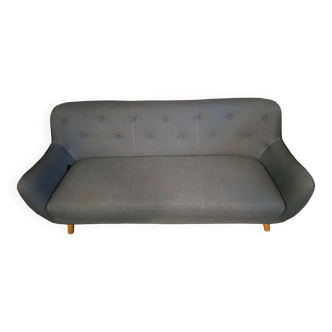 Blue 3-seater sofa