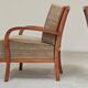 Pair of Krasna Jizba Art Deco solid wood armchairs