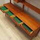 Teak wall unit, Norwegian design, 1960s, designer: Kjell Riise, production: