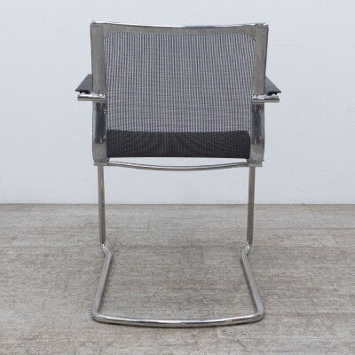 Chaise ICF Stick ATK 700 gris et chromé