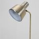 Dansa lamp / C. V. Østergaard floor lamp / reading lamp with "rocket" base / 1960s / 1970s / brass / Danish modern design
