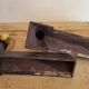 Pair of cast iron and brass chenets