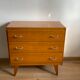 Commode 3 tiroirs pieds compas