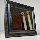 Ripple frame mirror black 20th century