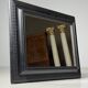 Ripple frame mirror black 20th century