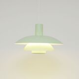 Pistachio Scandinavian lamp, 1970s