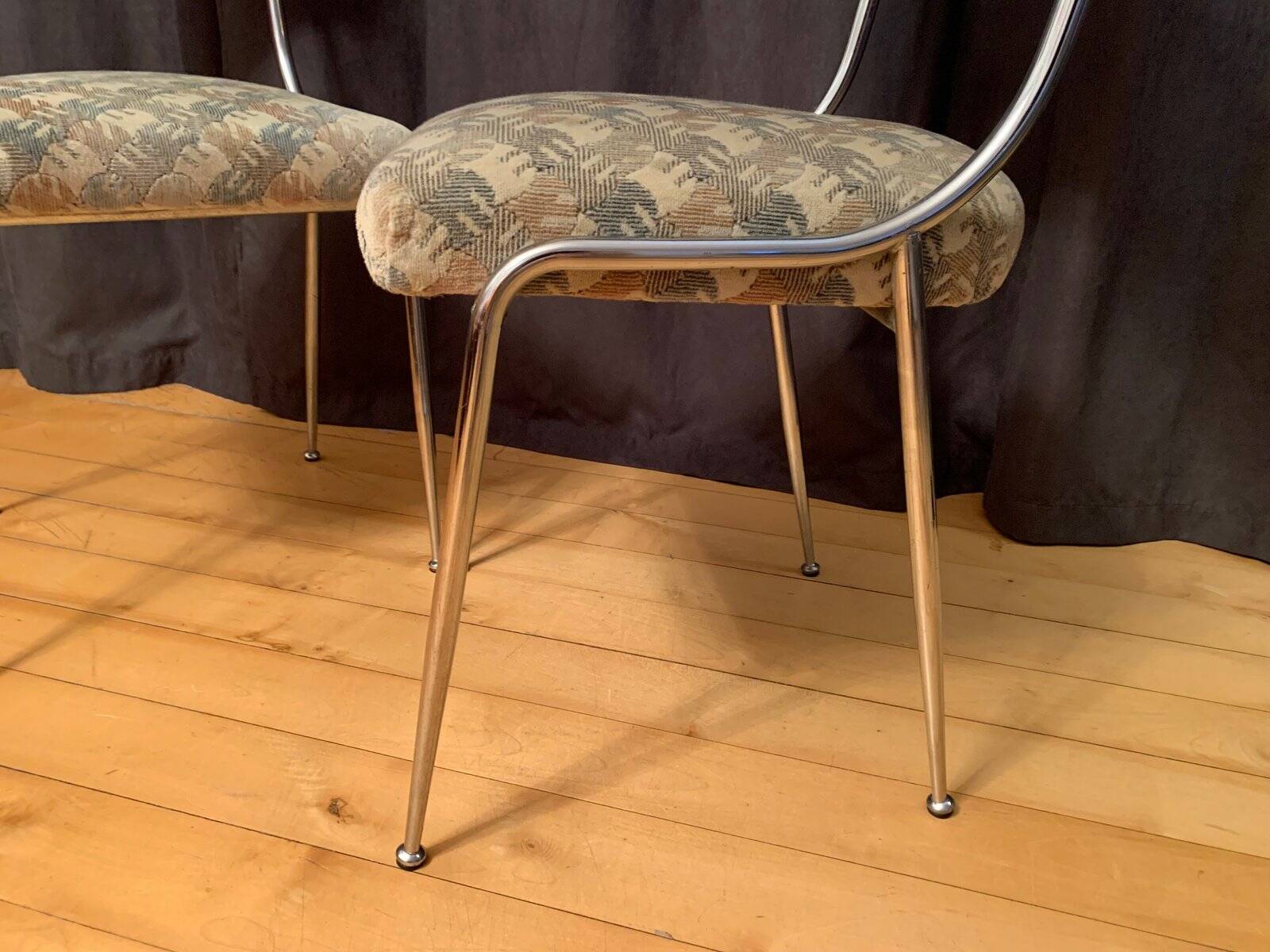 Set of vintage Italian chairs, 1950s