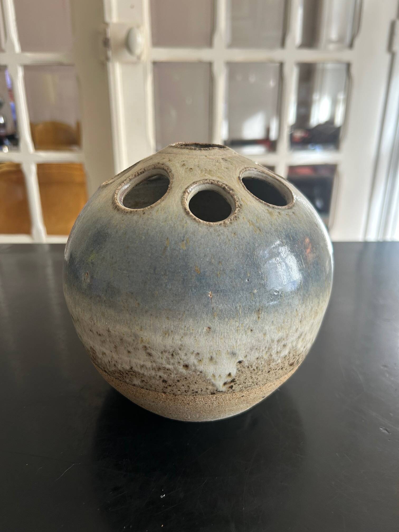 Ceramic flower spike vase 1970