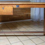 Old desk assembly table