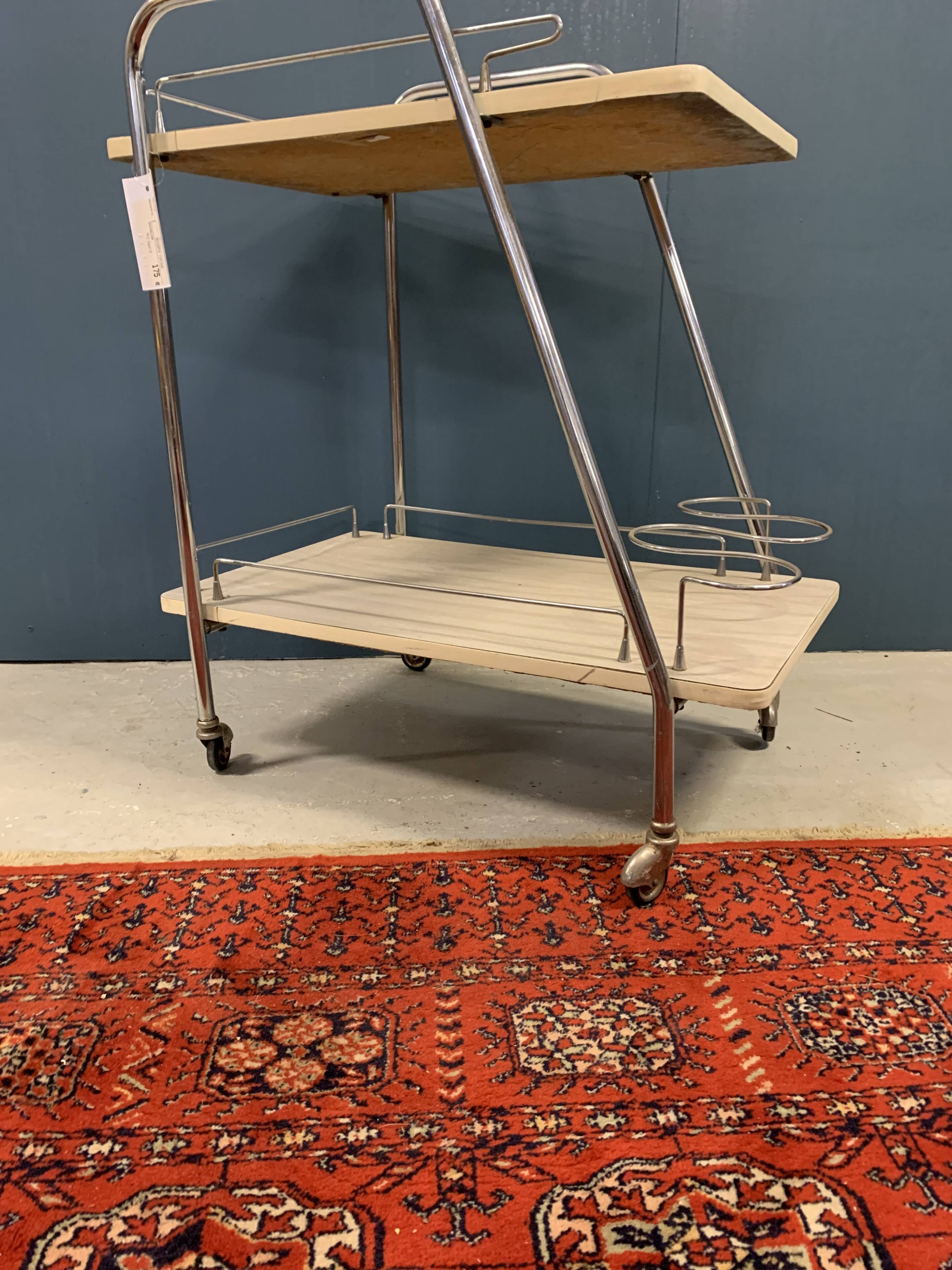 Vintage serving trolley