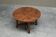 Dining table or Spanish centre table in solid wood and wrought iron from the mid-20th century.