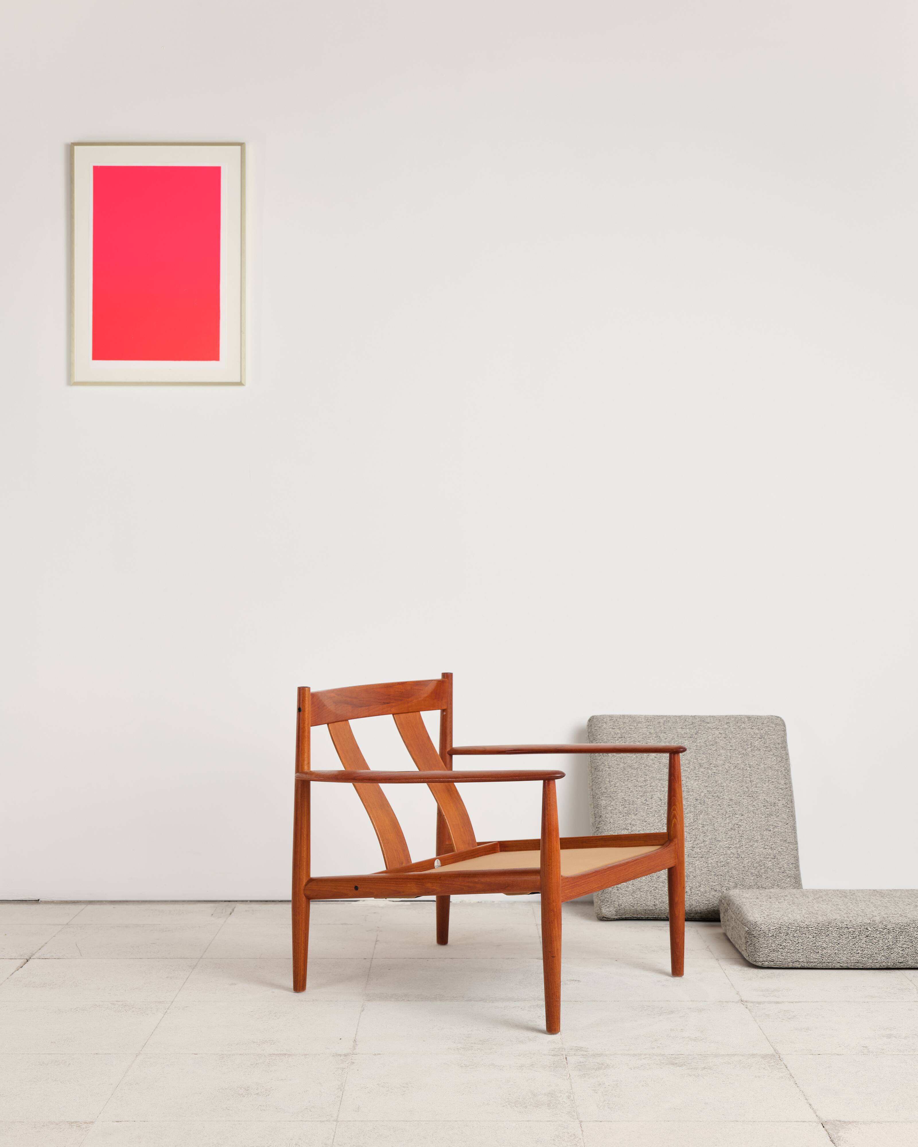 Fauteuil en teck par Grete Jalk pour France and Son, 1950s