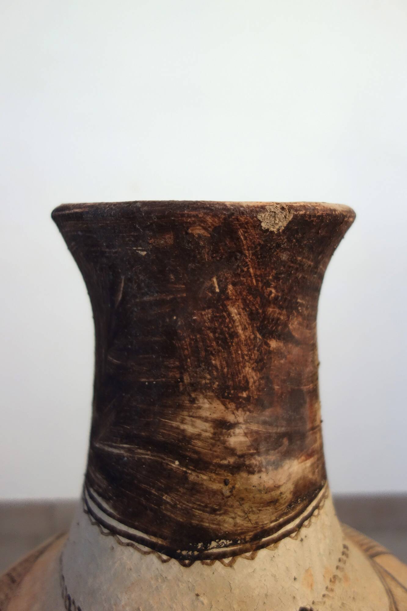 Large terracotta jar from the Rif, Morocco H70cm