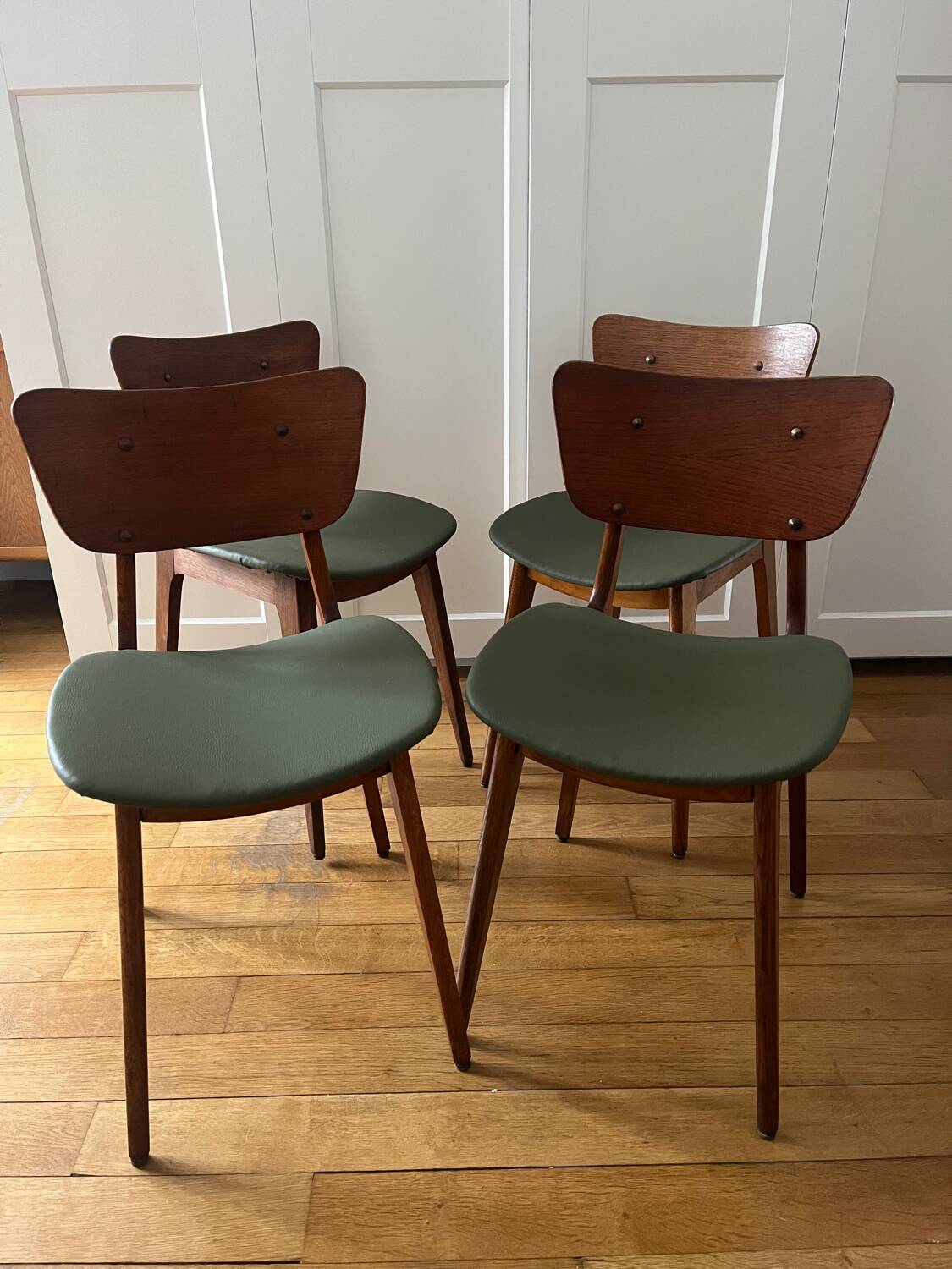 Set of 4 50s chairs