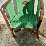 6 wicker chairs