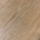 Old farm table 19th in raw solid elm