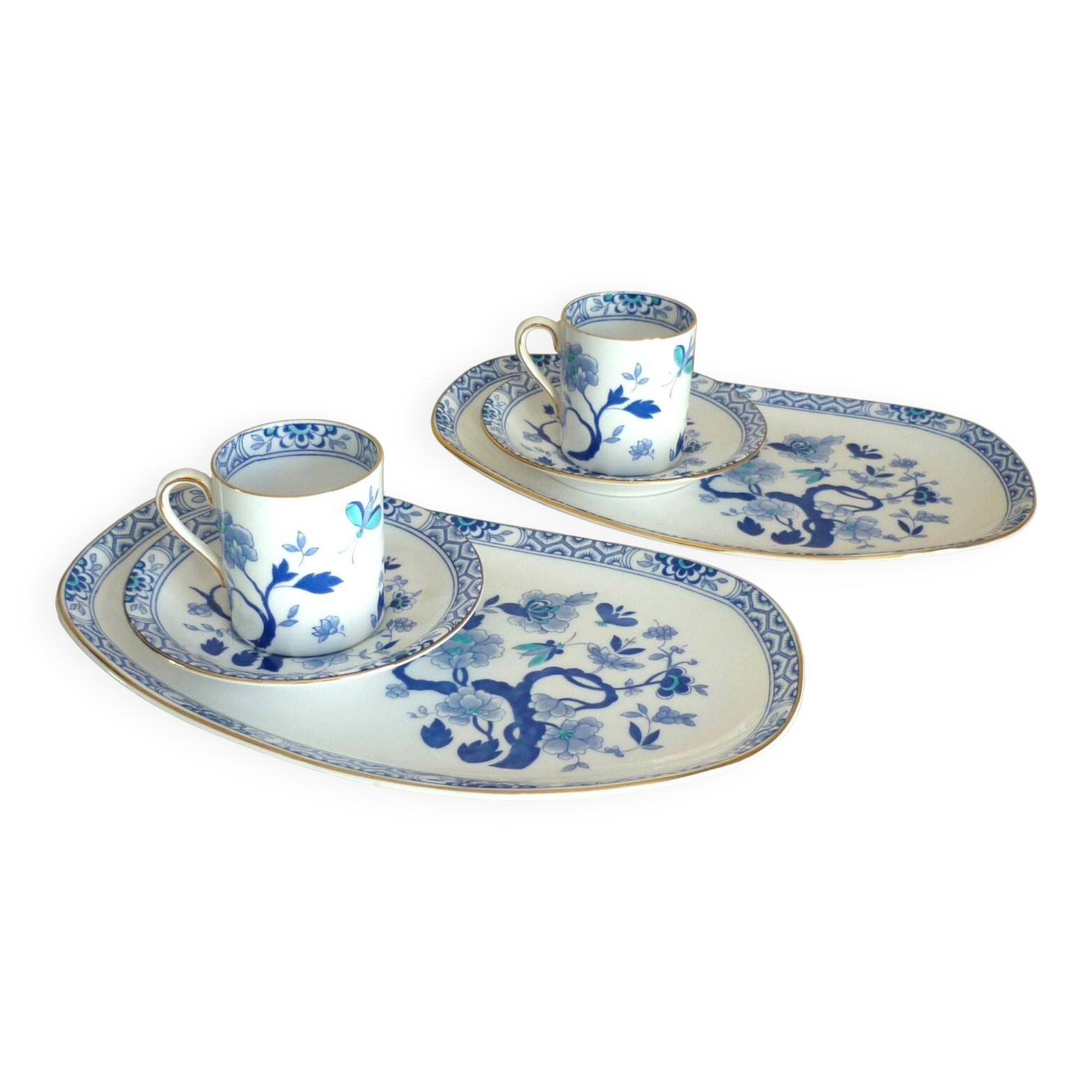 Royal Tuscan England, 2 breakfast services, tea, fine china
