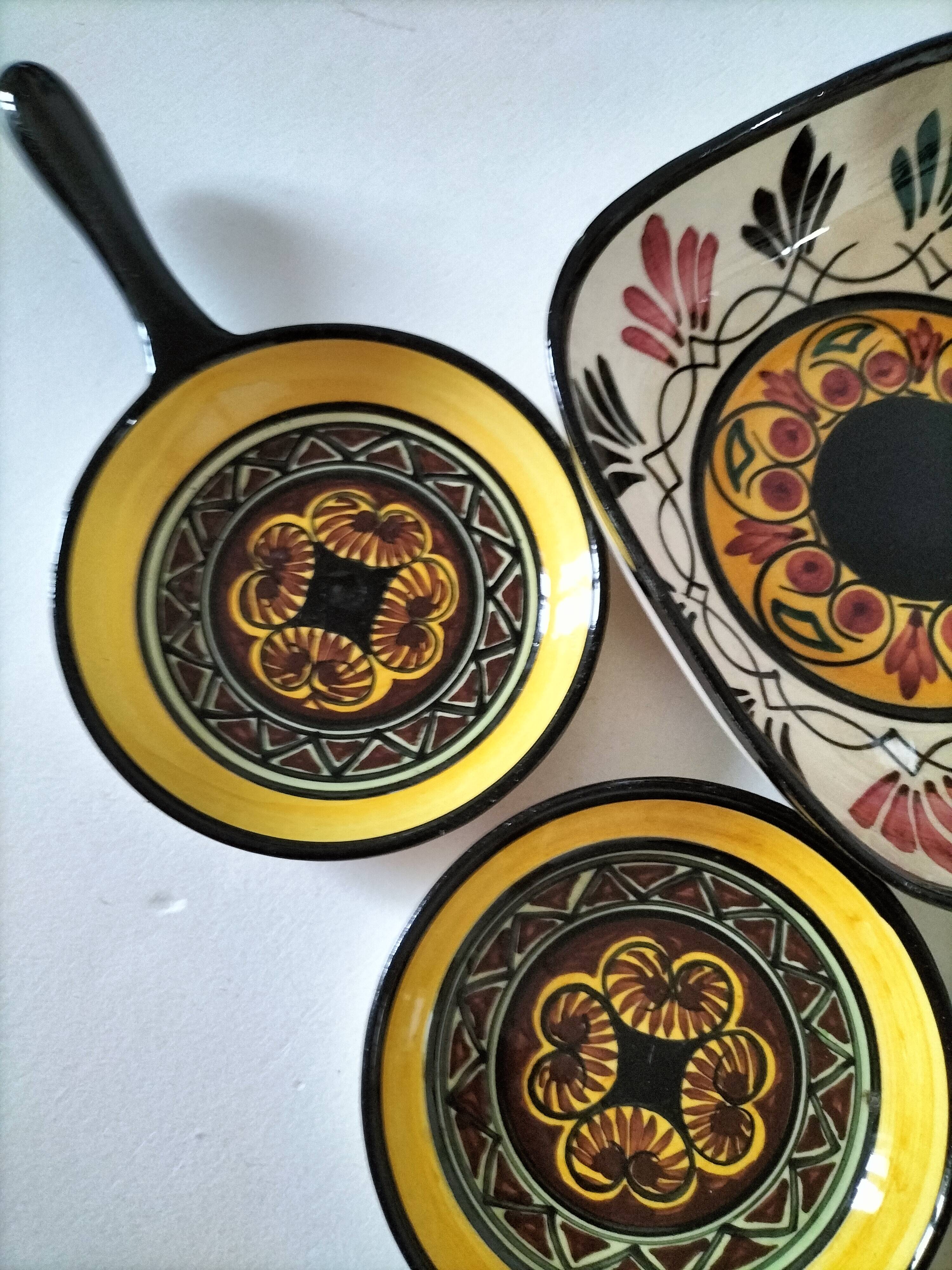 7-piece Breton tableware set from Saint-Jean-de-Bretagne & HB Quimper