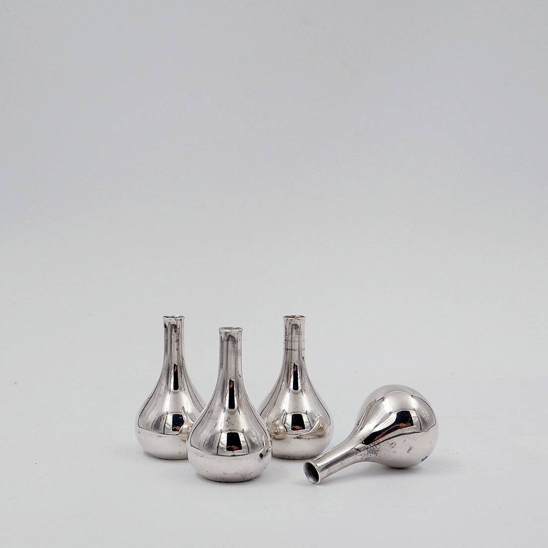4 Jens Quistgaard candlesticks for Dansk
