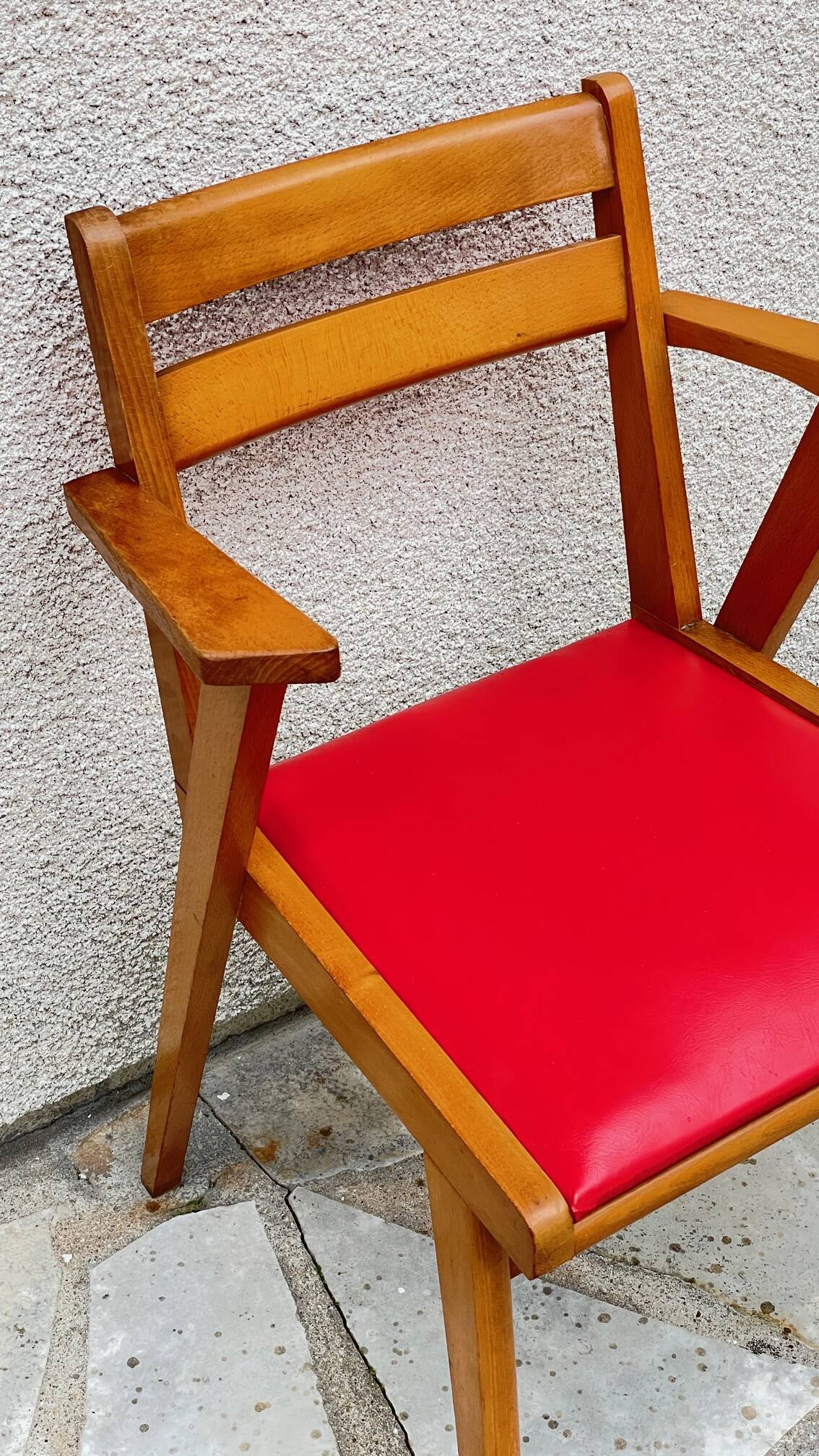 1950 Desk Chair with Compass Legs
