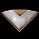 Pair of wall lamps mid century modern french 1970s vintage