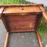 Rustic table with drawer