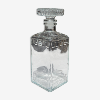 Glass whisky decanter