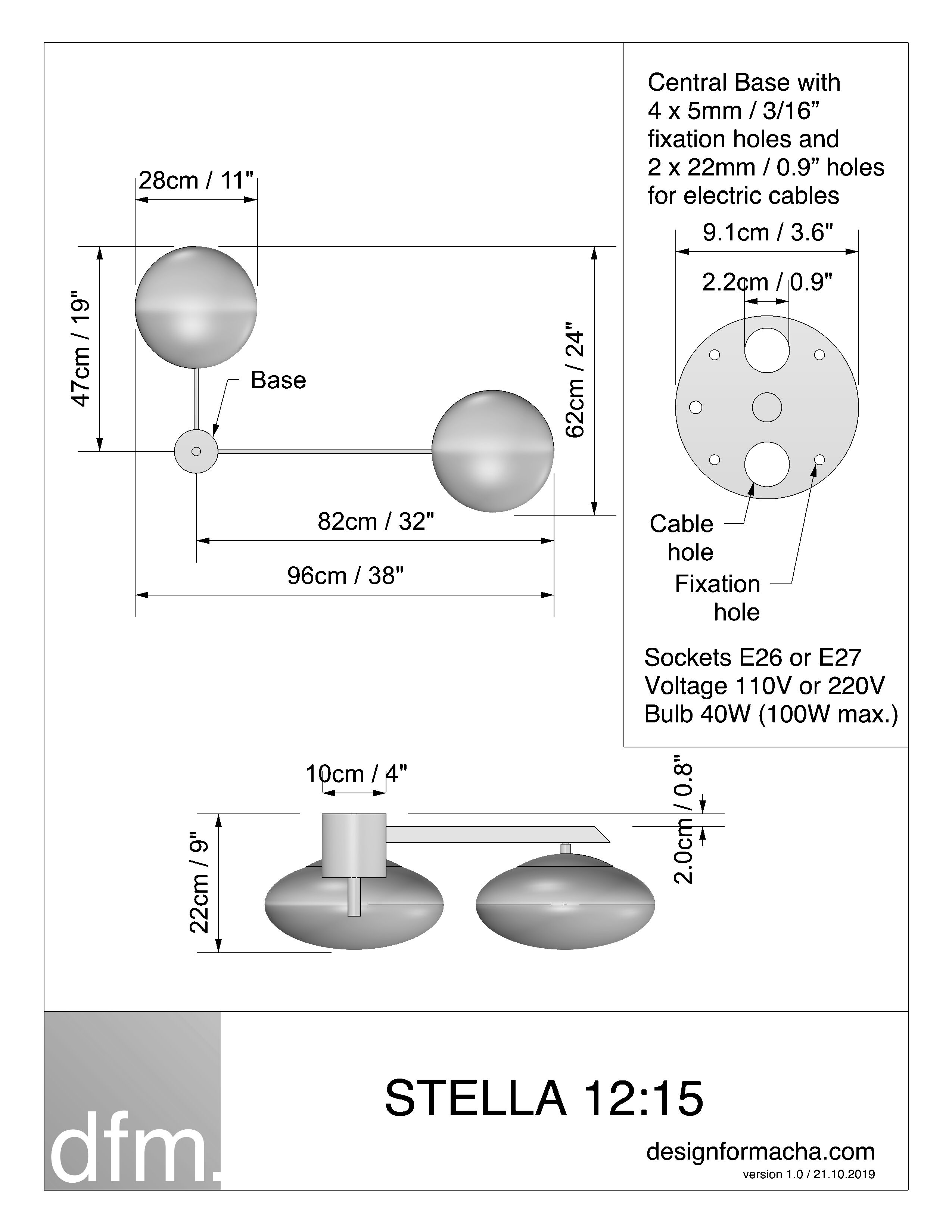 Stella chandelier 12:15
