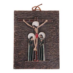 Emaux religieux sur plaque