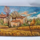 20th century Tuscan landscape painting