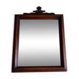 Antique Napoleon III style mercury mirror, Victorian wall mirror.