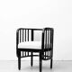 2 x original secessionist armchairs, attributed design: Marcel Kammerer (Vienna, c. 1910), manufacturer: Mundus (Vienna, c. 1910)