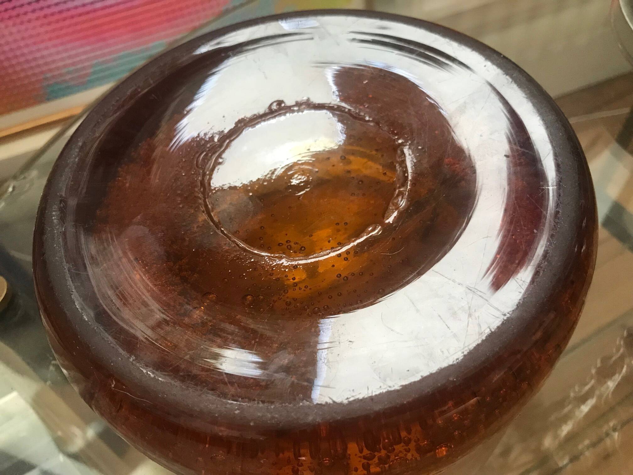 Vintage Cup • Bubble Glass • Biot Glassworks • 1960