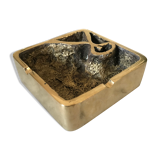 Solid brass ashtray