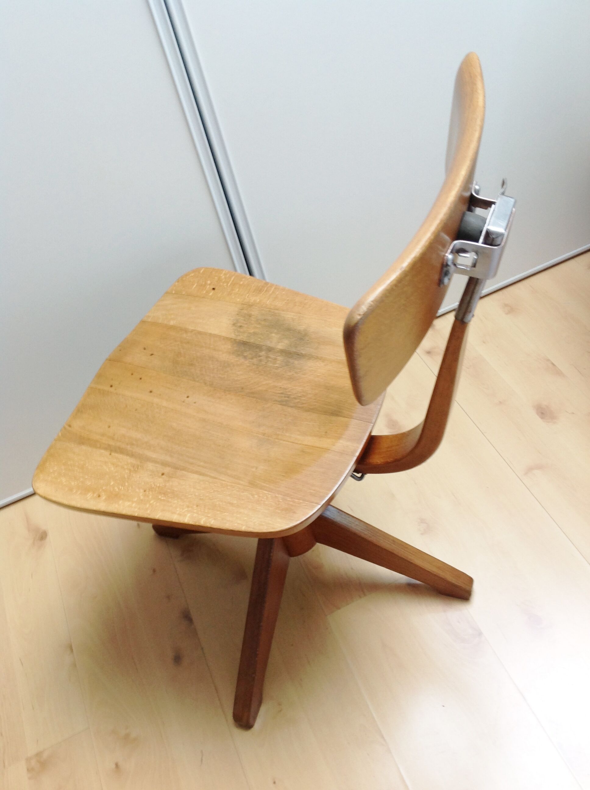 Industrial style swivel chair by Sedus Stoll / vintage 50s-60s