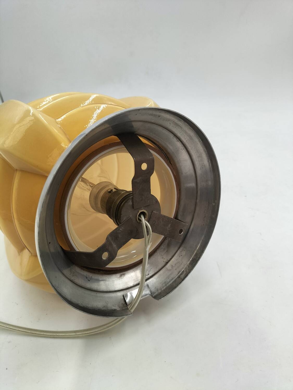 Art Deco glass table lamp