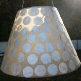 Resin lampshades and vintage mother-of-pearl lozenges