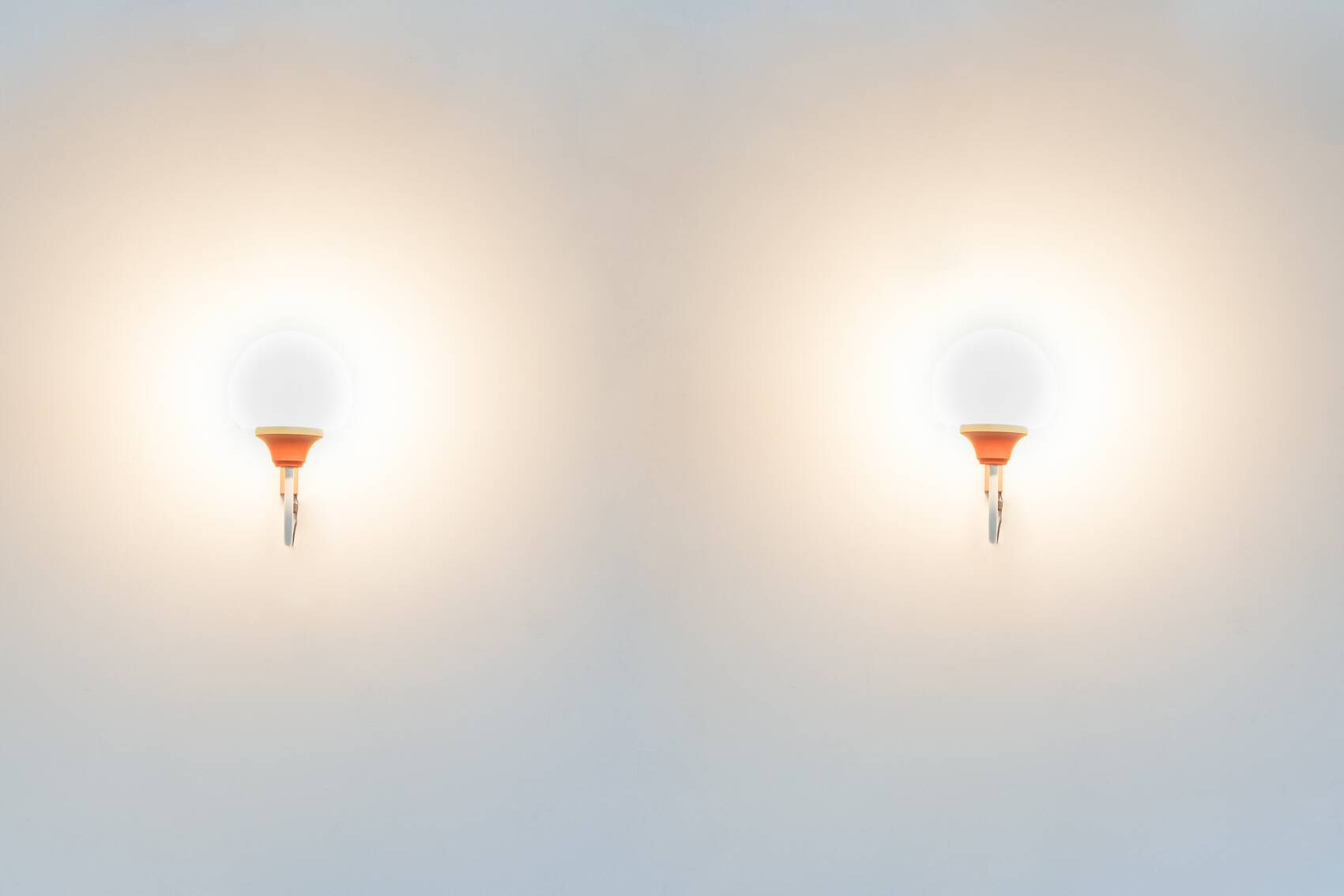 Pair of Italian Modern wall lamps, 1960’s