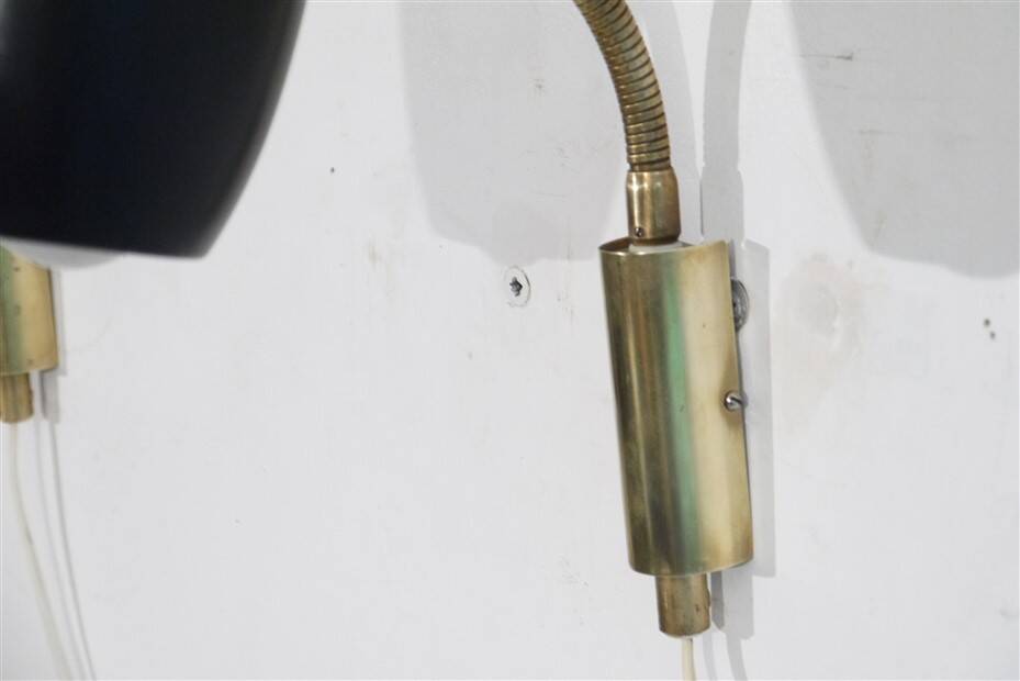 Pair of Scandinavian wall lights 1970