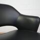 Set of two Eero Saarinen leather armchairs for Knoll