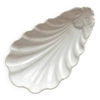 Ravier coquillage en porcelaine ancienne