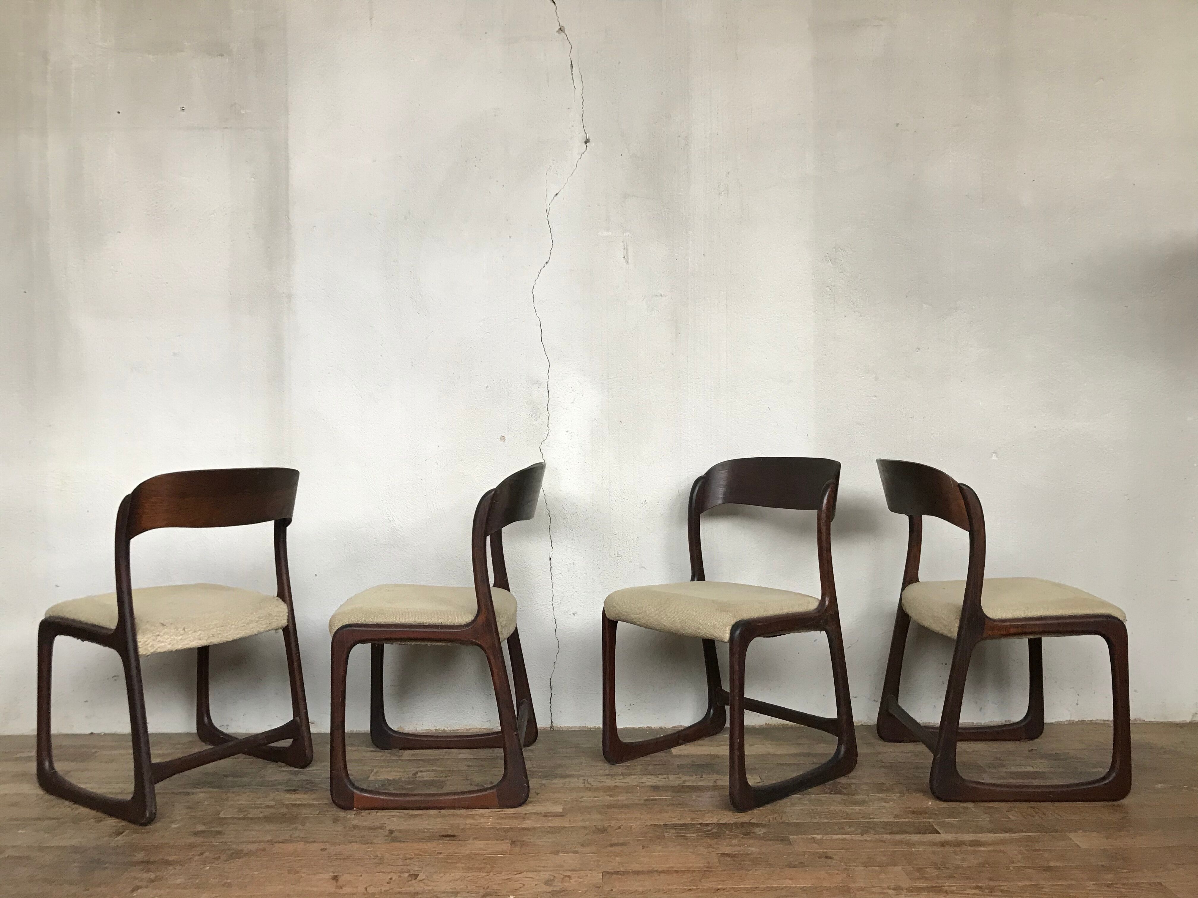 4 chairs baumann 0/1970