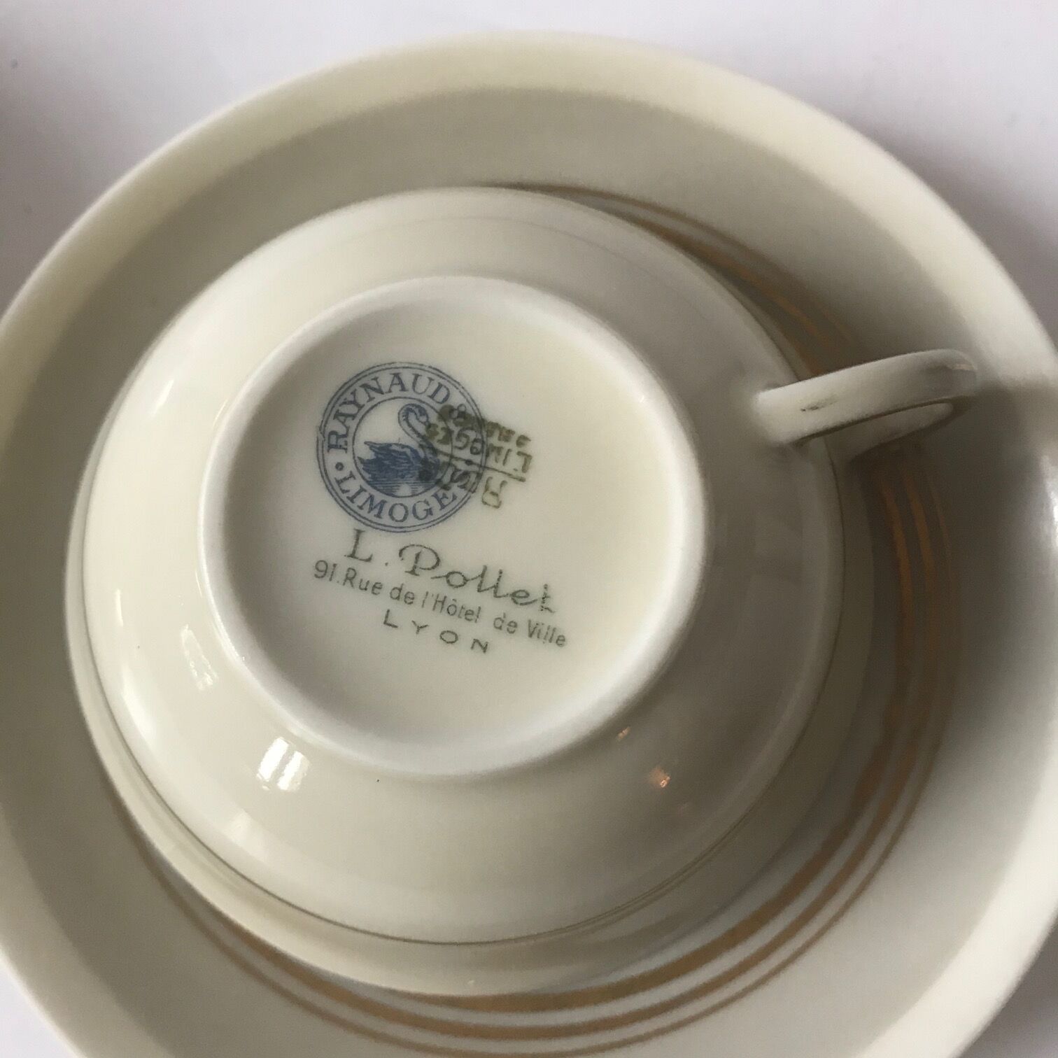 vintage porcelain cups a the