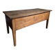 Antique oak flour chest from France, 19th century.