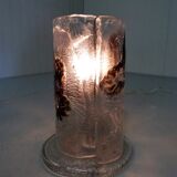 Lampe de table en verre par Mazzega, Italie